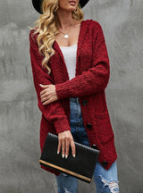 Women Button Cardigan Sweater Soat