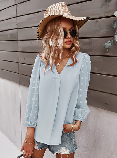 Long Sleeve Casual Shirt Holiday Style