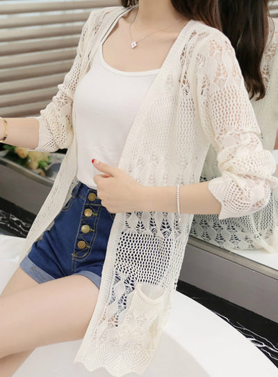 Thin Knit Cardigan Sweater Female New Spring Jacket 