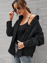 Fashion Loose Lapel Pocket Shirt