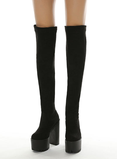 Over-the-knee Super High Heel Elastic Boot Girl