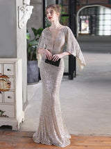 Sequined Fishtail Banquet Party Dress