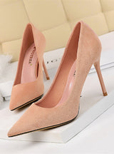 High-heeled Pointed Mouth Shoes