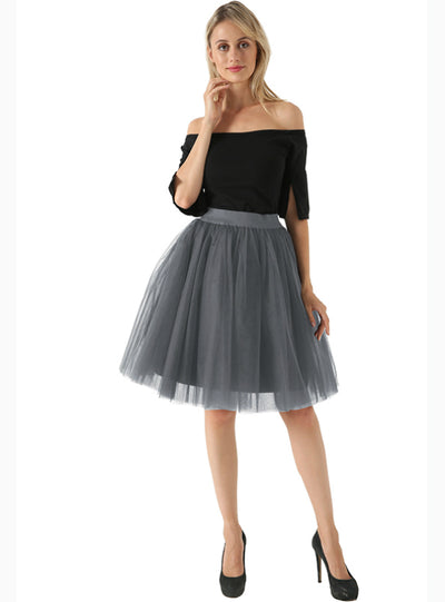 Puffy New Arrival Fashion Women Tulle Skirt Tutu