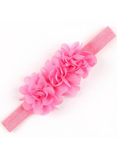 1PC Flower Headband Children Headwear Pearl 