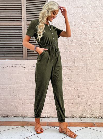 One-piece Pants High Waist Jumpsuits