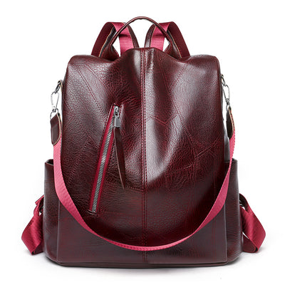 Retro Soft Leather PU Backpack