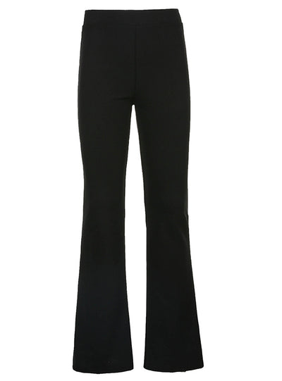 High Waist Slim Bell-bottoms Casual Pants