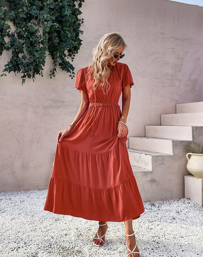 Summer Big Swing Holiday Style Long Dress