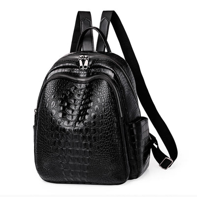 PU Retro Travel Soft PU Leisure Backpack