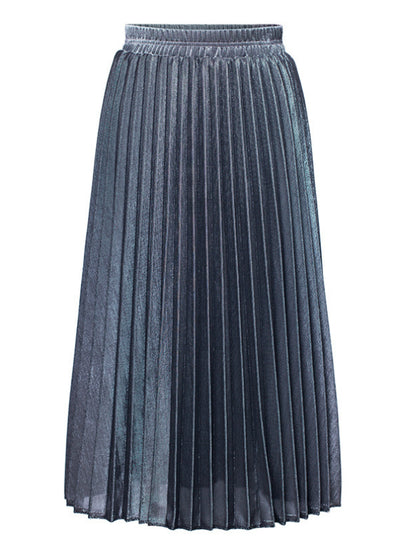 Pleated Skirt High Waist Slim Waist Beach Dress 