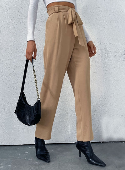 Women Elastic Long Pants