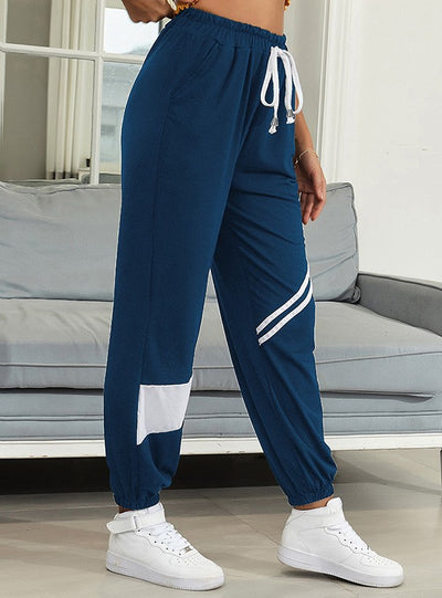 Women's Striped Drawstring Pants