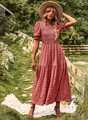 Women Bohemian Leisure Vacation Dress