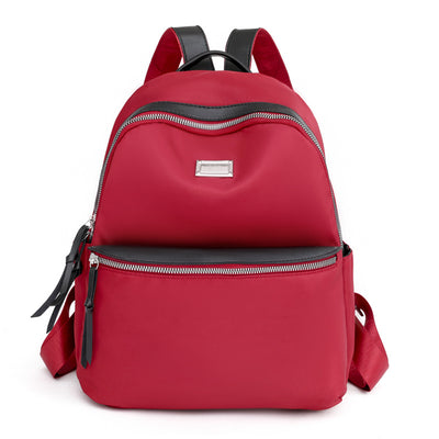 Oxford Cloth Contrasting Ladies' Backpack