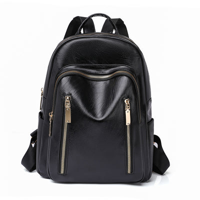 Soft PU Outdoor Travel Bag Small Backpack