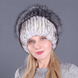 Women Winter Rabbit Fur Hat