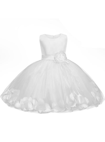 Baby Flower Girl Wedding Dress Fluffy Ball Gown 