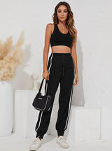 High-loose Waist Sports Leg Pants