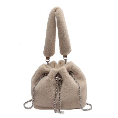 Chain Messenger Portable Bucket Bag