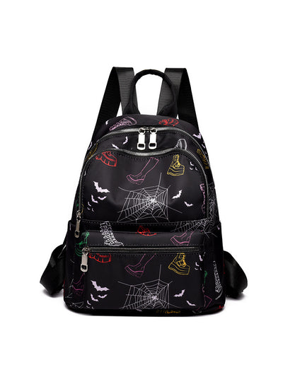 Oxford Printed Graffiti Leisure Backpack