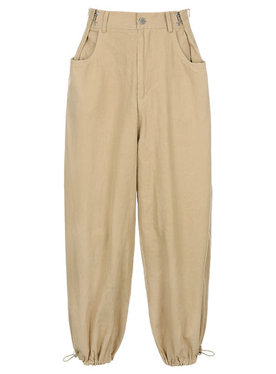 Loose Sweatpants Adjustable Waist Pant