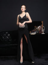 Long Sling Slim Fishtail Dress