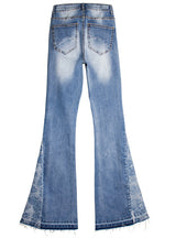 Casual Wide-leg Flared Trousers Jeans