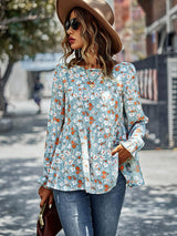 Chiffon Top Printed T-shirt