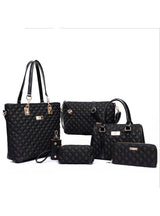 6pcs Patchwork Composite Bag Female Shoulder Bag 