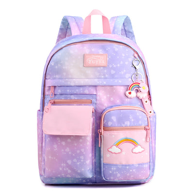 Girls Waterproof Nylon Backpack Bag