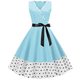 Retro 1950S Polka Dot Dress