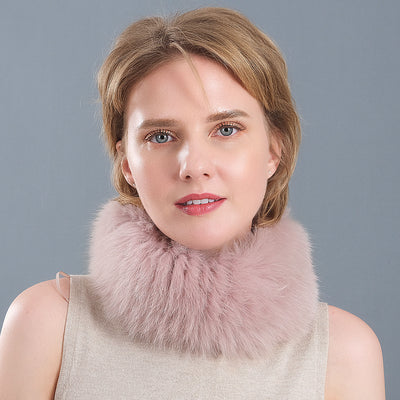 Fox Fur Collar Female Fur Keeps Warm Winter