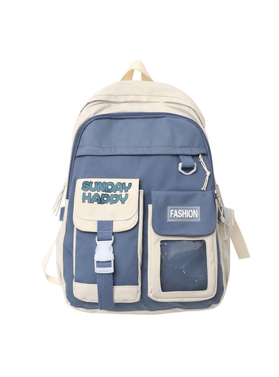 High-capacity Nylon Backpack for Girls