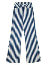 Striped High Waist Wide Leg Pants