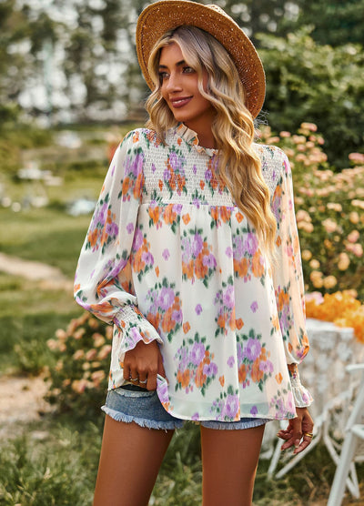 Blossom Printed Top Shirt