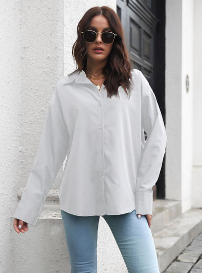 Women Button Long Sleeve Shirt