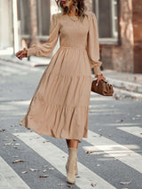 Leisure and Holiday Big Swing Dress