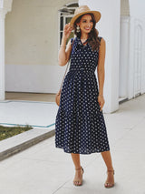 Women Wave Point Long Dress