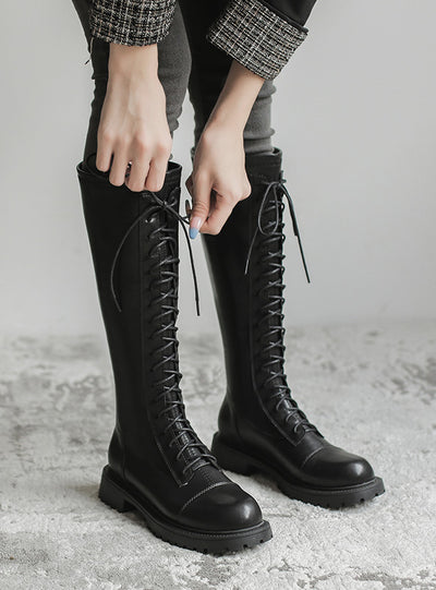 Women's Platform Joker British Riding Boots