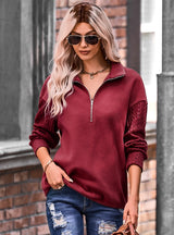 Fashion Knitting Long Sleeve Top