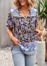 Bohemian Printed Casual Shirt