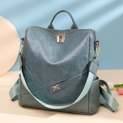 Soft Leather PU Light Leisure Backpack