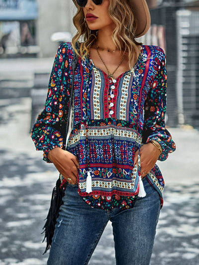 Bohemian Leisure Vacation Top Shirt