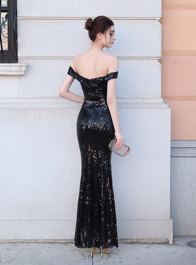 Sequins Fish Tail Banquet Dress