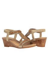 Ethnic Slope and Bohemian Sandals