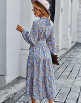 Printed Bohemian Casual Dress