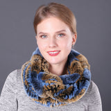 Women Rex Fur Scarf Ladies Fur Scarf