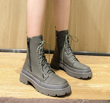 Thick-soled Short-tube Martin Female British Style Boots