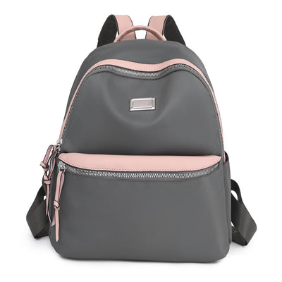 Oxford Cloth Contrasting Ladies' Backpack